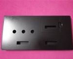 CNC PC box prototype with matte black painting
